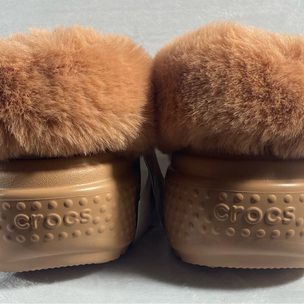 CROCS Stomp Quilted Clog 208938-2CC Cork Brown Size W7 M5 NWT - Picture 6 of 9